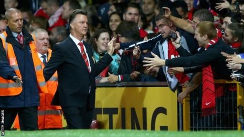 Manchester United manager Louis van Gaal