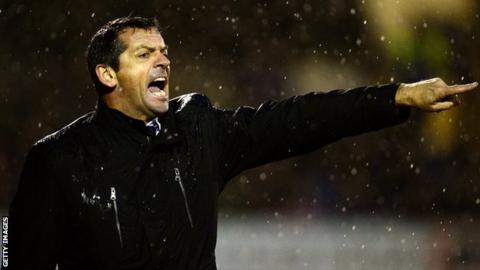 Southend United manager Phil Brown
