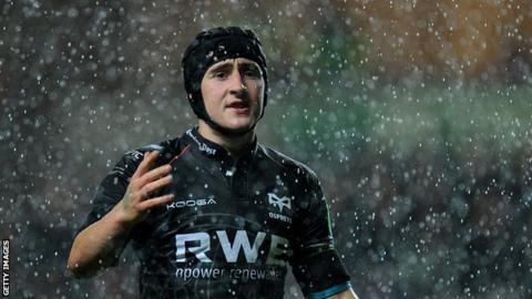 Sam Davies of the Ospreys