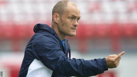Hamilton Academical player-manager Alex Neil