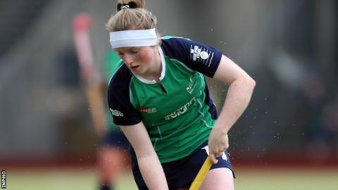 Naomi Carroll scored two goals in Ireland's 6-0 win over France