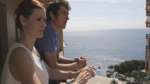 Sara and Geraint Thomas
