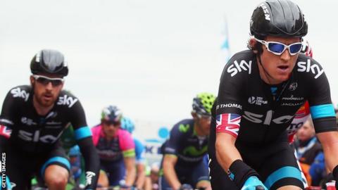 Geraint Thomas and Sir Bradley Wiggins