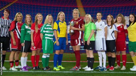 Representatives of the 12 member clubs launched the new Women's Welsh Premier League season