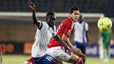 Ahly in action against Sewe