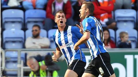 Wigan striker Oriol Riera