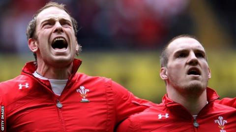 Alun Wyn Jones and Gethin Jenkins