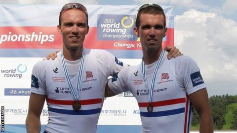 Peter and Richard Chambers won bronze at last year's world championships
