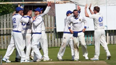 The North West Warriors celebrate their victory over the Northern Knights at Eglinton