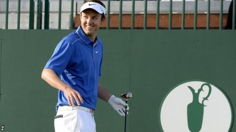 Shropshire amateur Ashley Chesters at The Open, Day One, Royal Liverpool