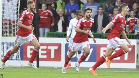 Raphael Rossi-Branco celebrates his goal