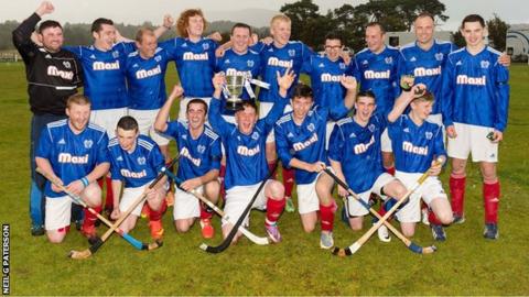 The victorious Kyles Athletic team