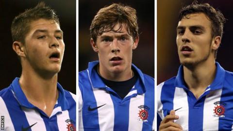 Brad Walker, Luke James and Michael Duckworth