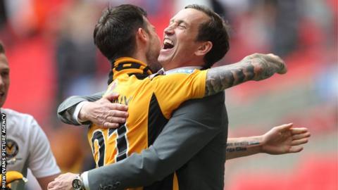 Byron Anthony and Justin Edinburgh