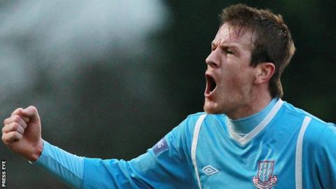 Ballymena United skipper Allan Jenkins