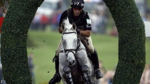 Andrew Nicholson on Avebury at the Burghley Horse Trials