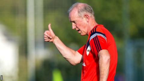 Scotland Under-21s manager Billy Stark