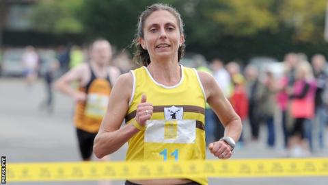 Gladys Ganiel finished 12th in the women's marathon at the Commonwealth Games in July