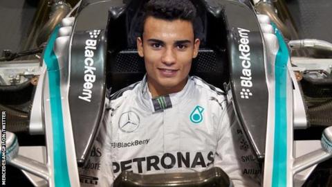 Pascal Wehrlein of MercedesAMGF1