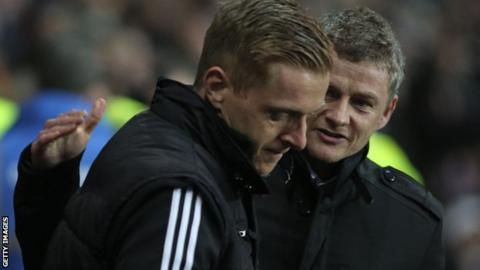 Garry Monk and Ole Gunnar Solskjaer