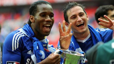 Didier Drogba (left) and Frank Lampard