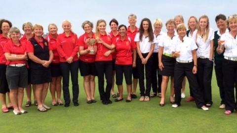 Jersey & Guernsey women's golf teams