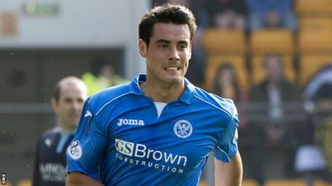 St Johnstone striker Brian Graham