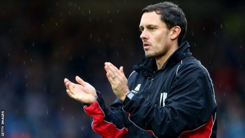 Grimsby manager Paul Hurst