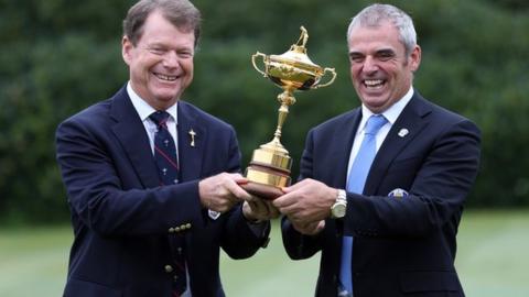Tom Watson (left) and Paul McGinley