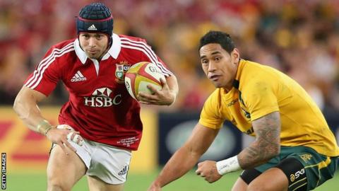 Joe Tomane was part of the Australia side that lost to the British & Irish Lions last summer