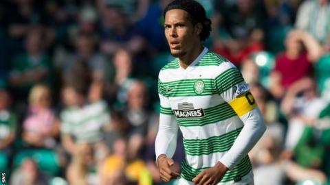 Celtic defender Virgil van Dijk