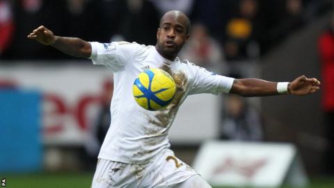 Swansea defender Dwight Tiendalli has won two caps for Netherlands