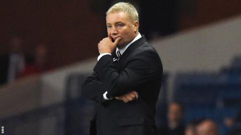 Rangers manager Ally McCoist