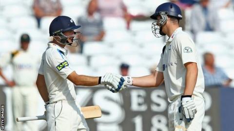 Adam Lyth (left) and Alex Lees (right)