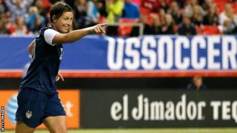 Abby Wambach of the United States