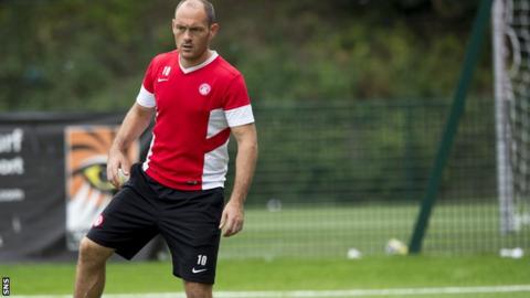 Hamilton player-manager Alex Neil