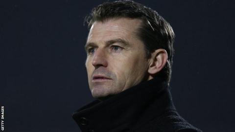 Hartlepool United manager Colin Cooper