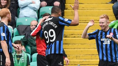 Hamilton were 1-0 winners at Celtic Park on Sunday