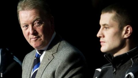 Frank Warren and Ricky Burns