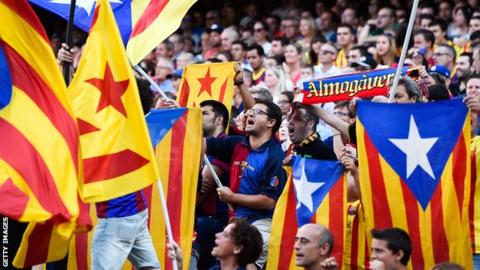 Barcelona fans