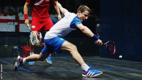 Scottish squash player Alan Clyne
