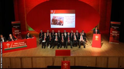 The Welsh Rugby Union's 2013 AGM was held in Port Talbot