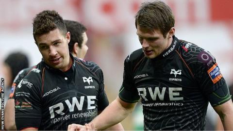 Rhys Webb and Dan Biggar