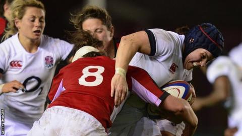 England and Wasps prop Claire Purdy