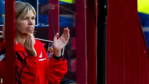 Scotland women's head coach Anna Signeul