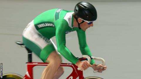 Martyn Irvine was Ireland's first medallist in modern track championships.