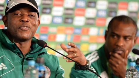 Stephen Keshi and Vincent Enyeama
