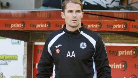 Partick Thistle manager Alan Archibald