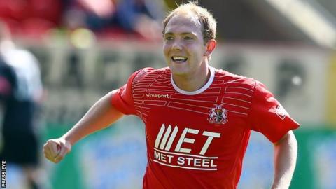 Portadown defender Ross Redman