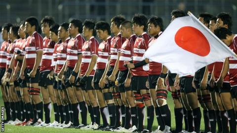 The Japan national rugby union team